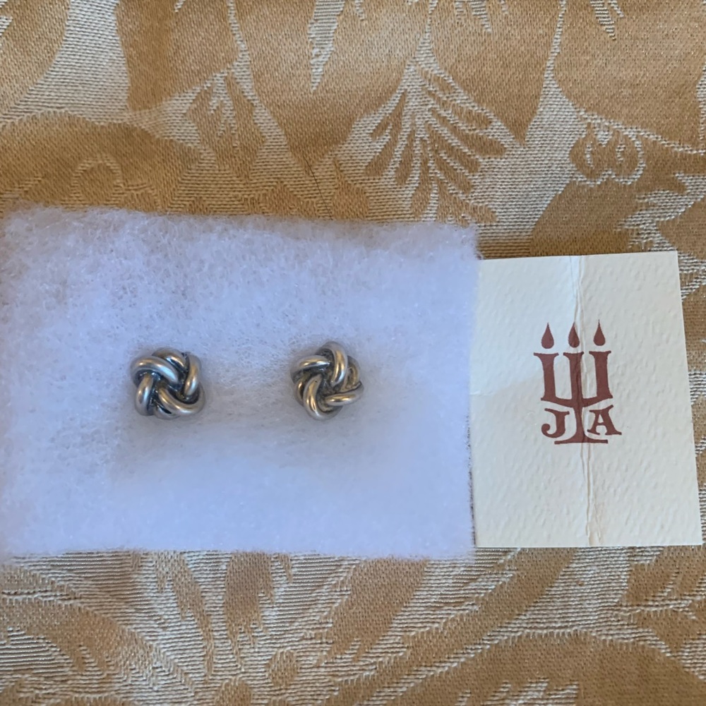 James Avery Sterling Silver Knot Stud Earrings